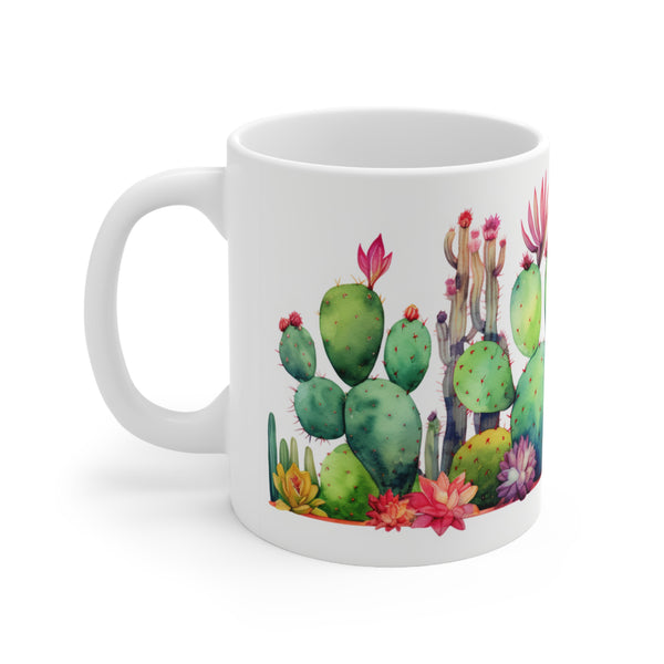 Colorful Cactus Mug 11oz