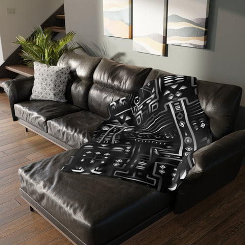 Ancient Mayan Temple Blanket (Two-sided print)