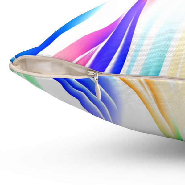 Stripes Inverted Polyester Square Pillow