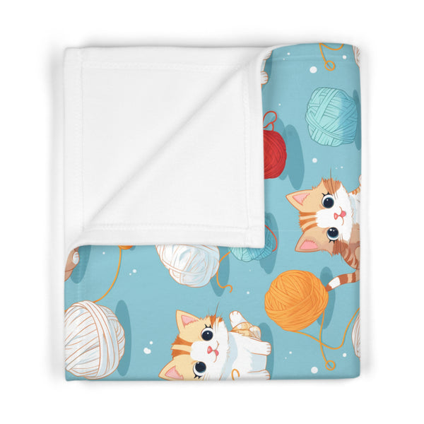 Little Kittens Fleece Baby Blanket