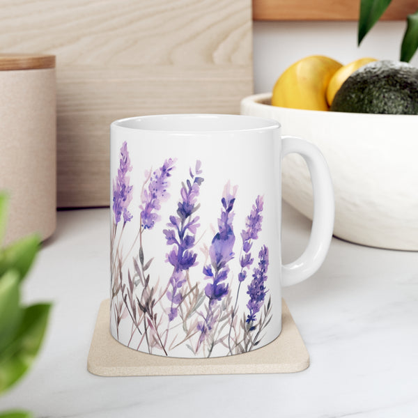 Pressed Dried Watercolor Lavender Plant 11oz
