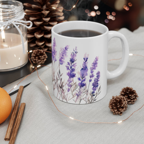 Pressed Dried Watercolor Lavender Plant 11oz