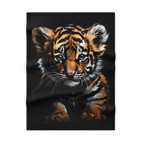 Baby Tiger Soft Fleece Baby Blanket