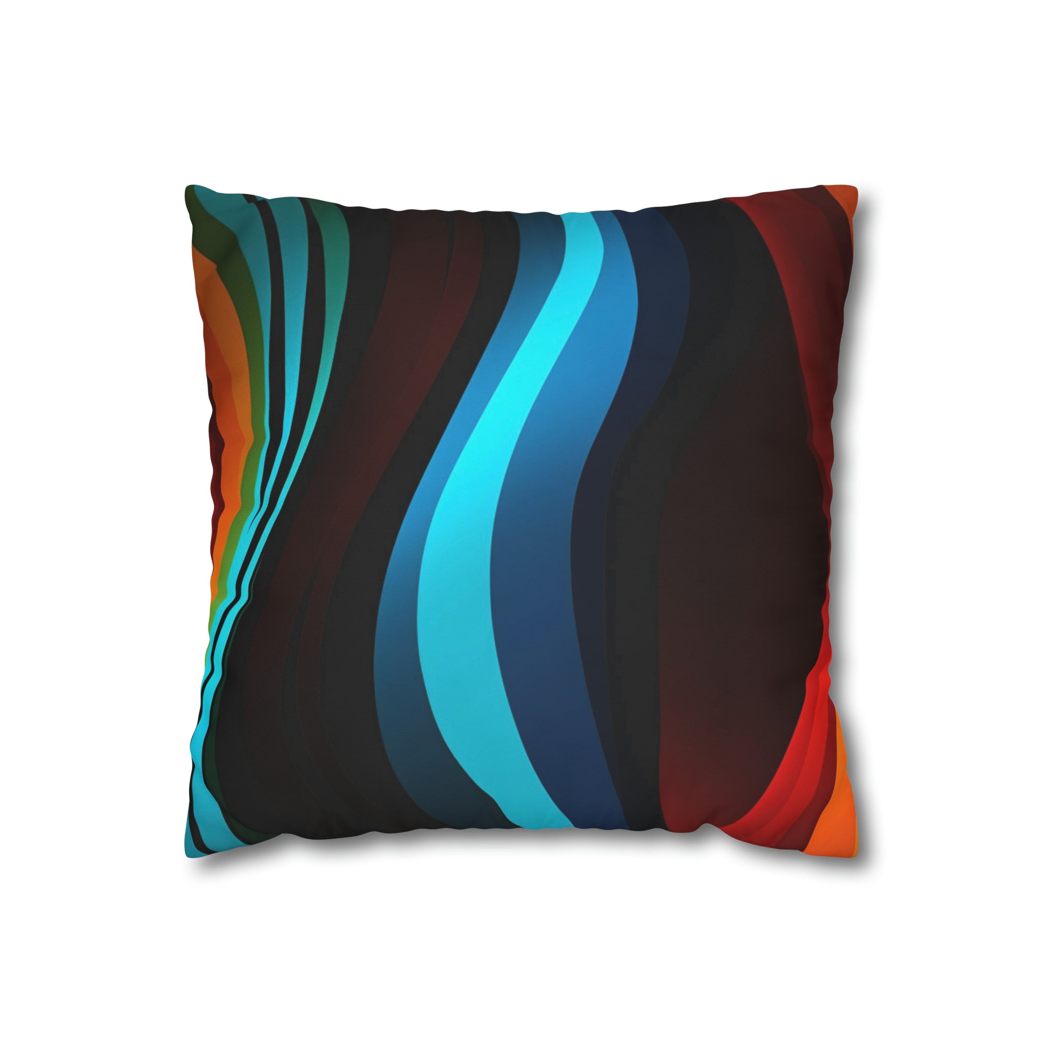 Striped Spun Polyester Pillowcase