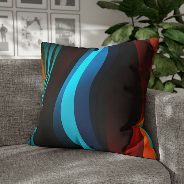 Striped Spun Polyester Pillowcase