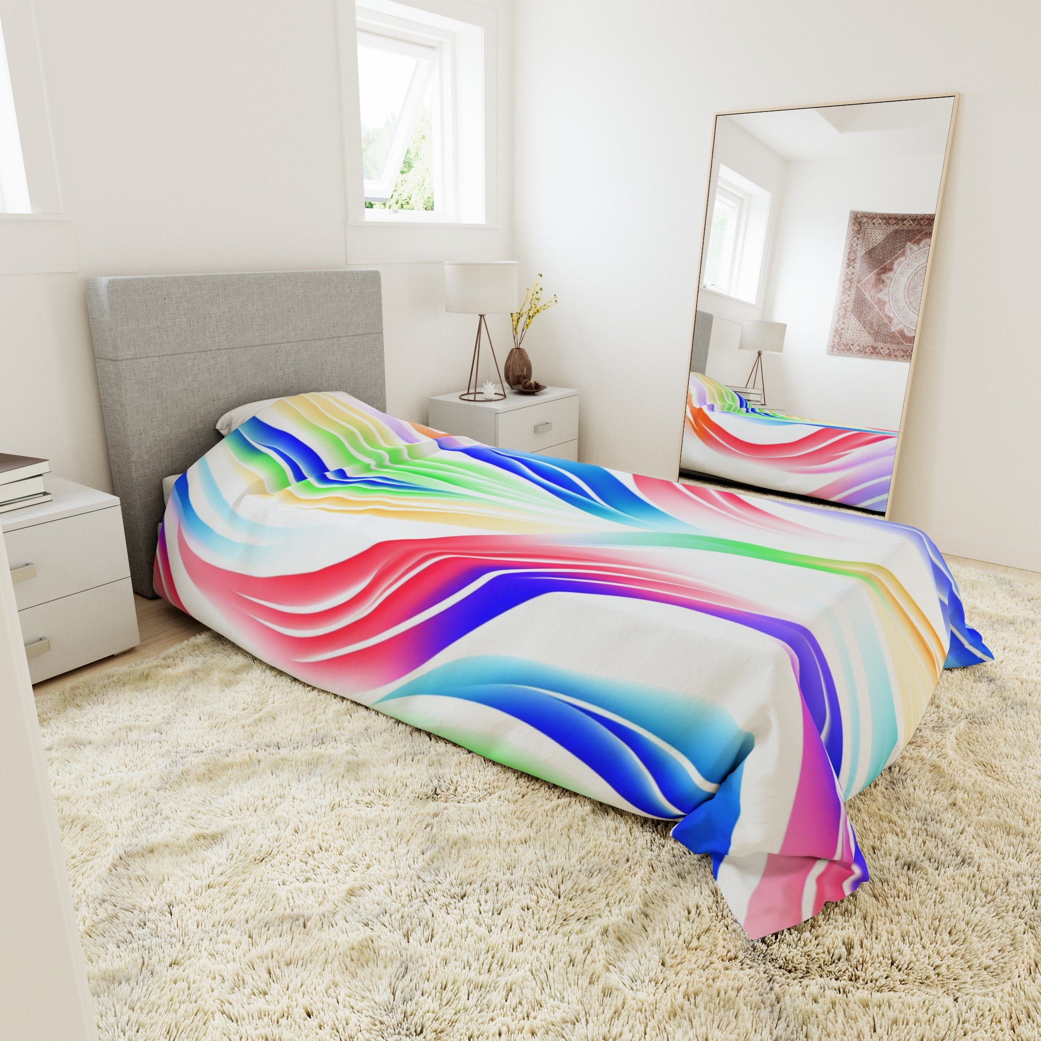 Stripes Inverted Duvet Cover