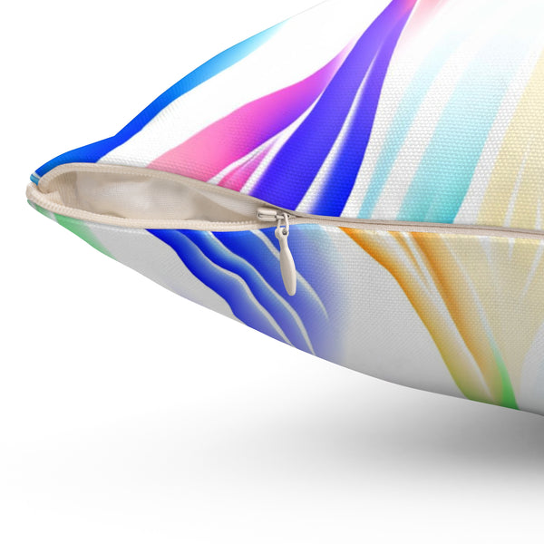 Stripes Inverted Polyester Square Pillow