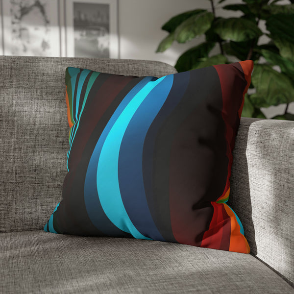 Striped Spun Polyester Pillowcase