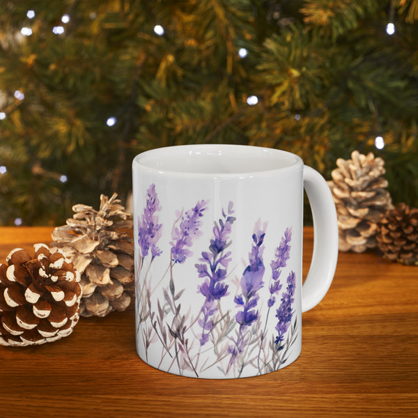 Pressed Dried Watercolor Lavender Plant 11oz