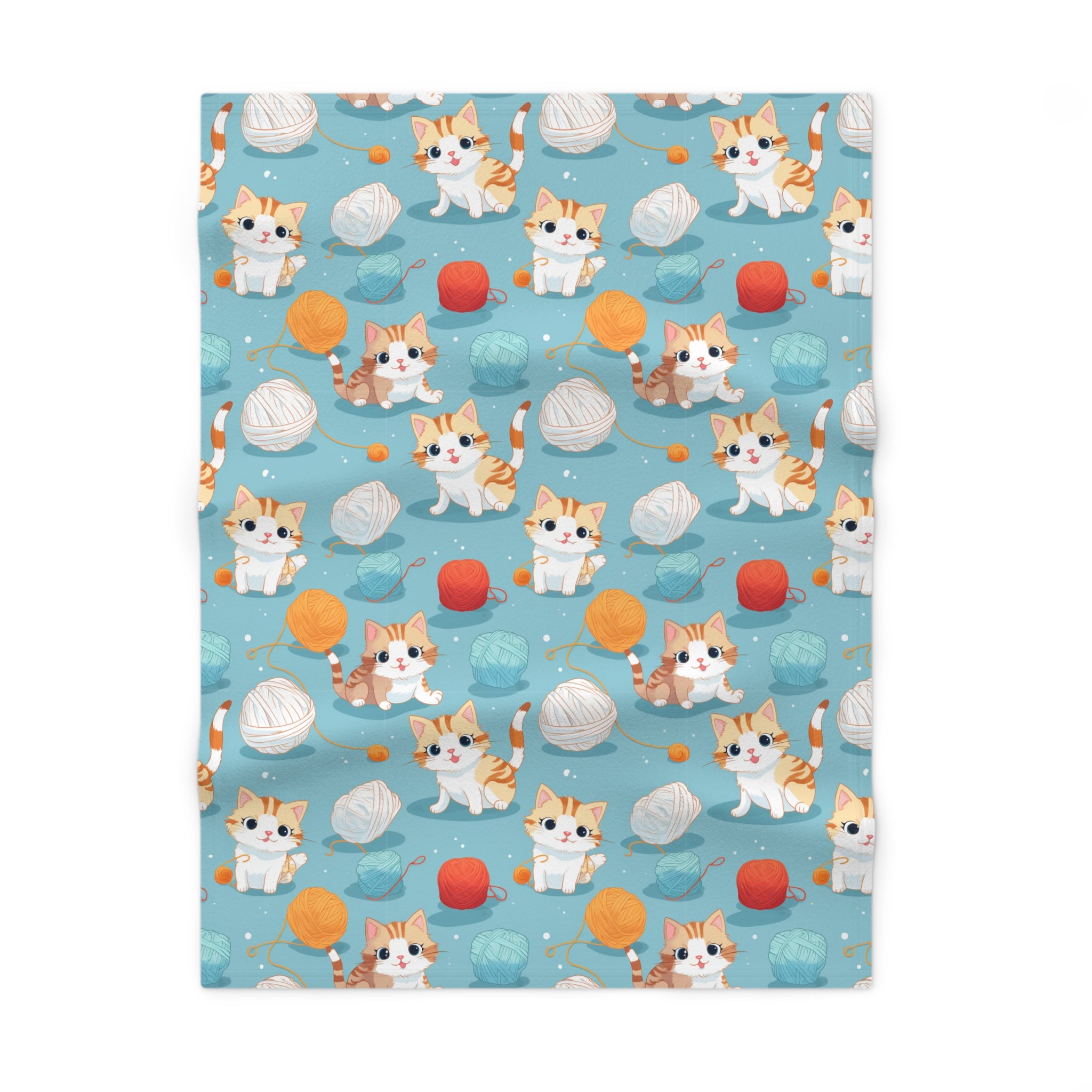 Little Kittens Fleece Baby Blanket