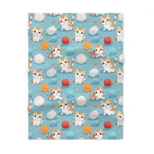 Little Kittens Fleece Baby Blanket