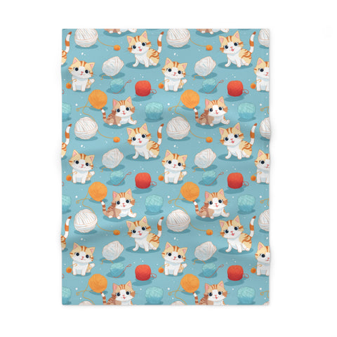 Little Kittens Fleece Baby Blanket