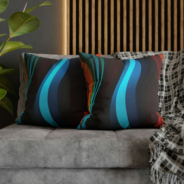 Striped Spun Polyester Pillowcase