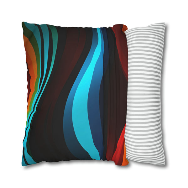 Striped Spun Polyester Pillowcase