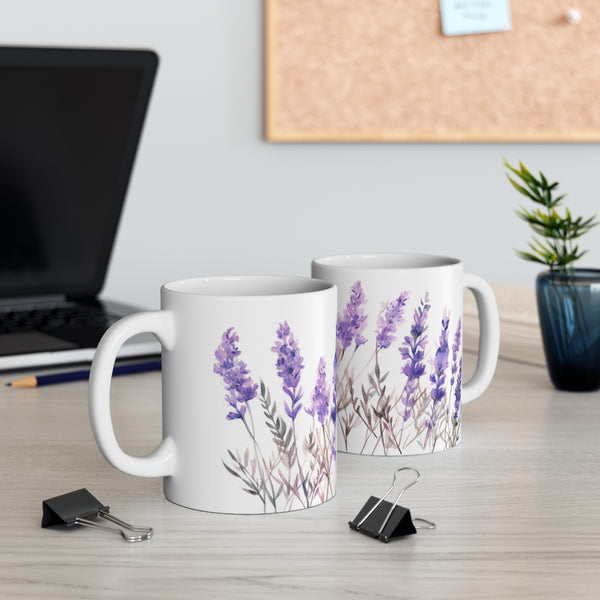 Pressed Dried Watercolor Lavender Plant 11oz