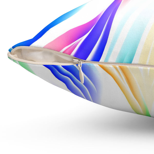 Stripes Inverted Polyester Square Pillow