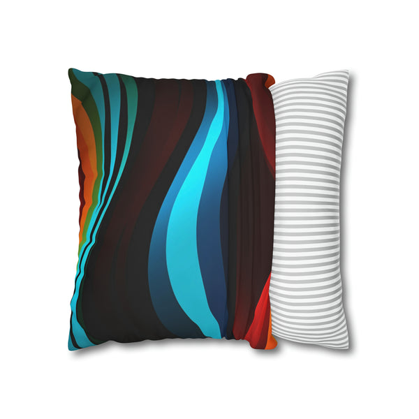 Striped Spun Polyester Pillowcase