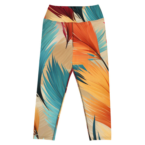 Feather Capri Leggings
