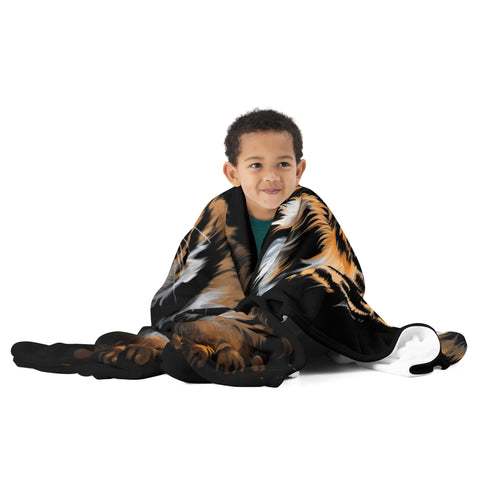 Tiger Throw Blanket