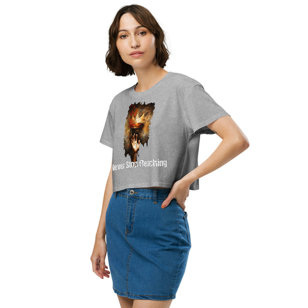 Never Stop Reaching Crop Top