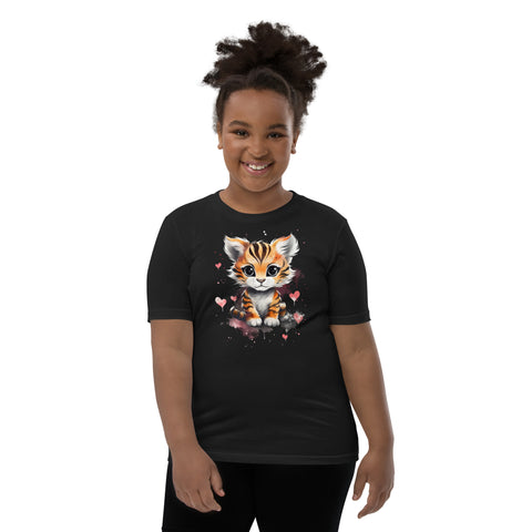 Baby Tiger with Hearts