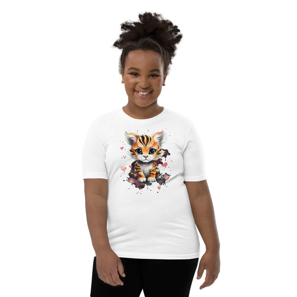 Baby Tiger with Hearts